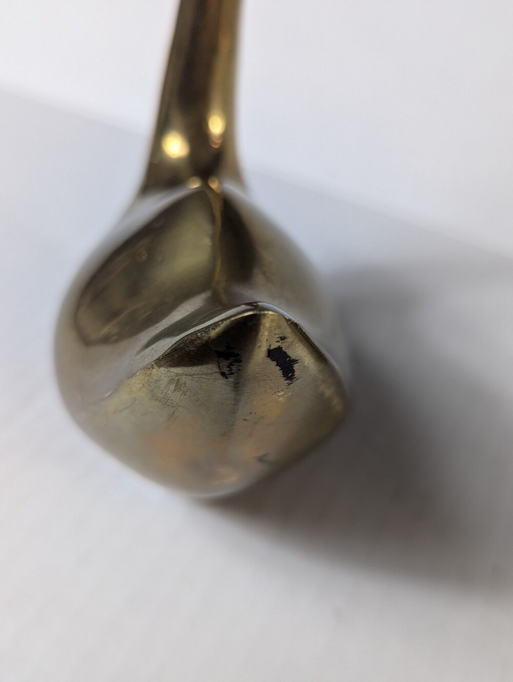 Vintage Mid-Century Brass Swan Figurines (Pair) - Made in Korea - Picture 10 of 13